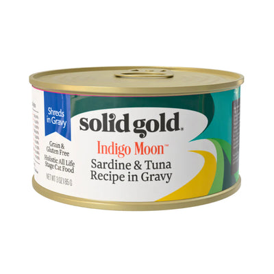 Solid Gold Indigo Moon Wet Food For Cats Sardine and Tuna in Gravy 85g