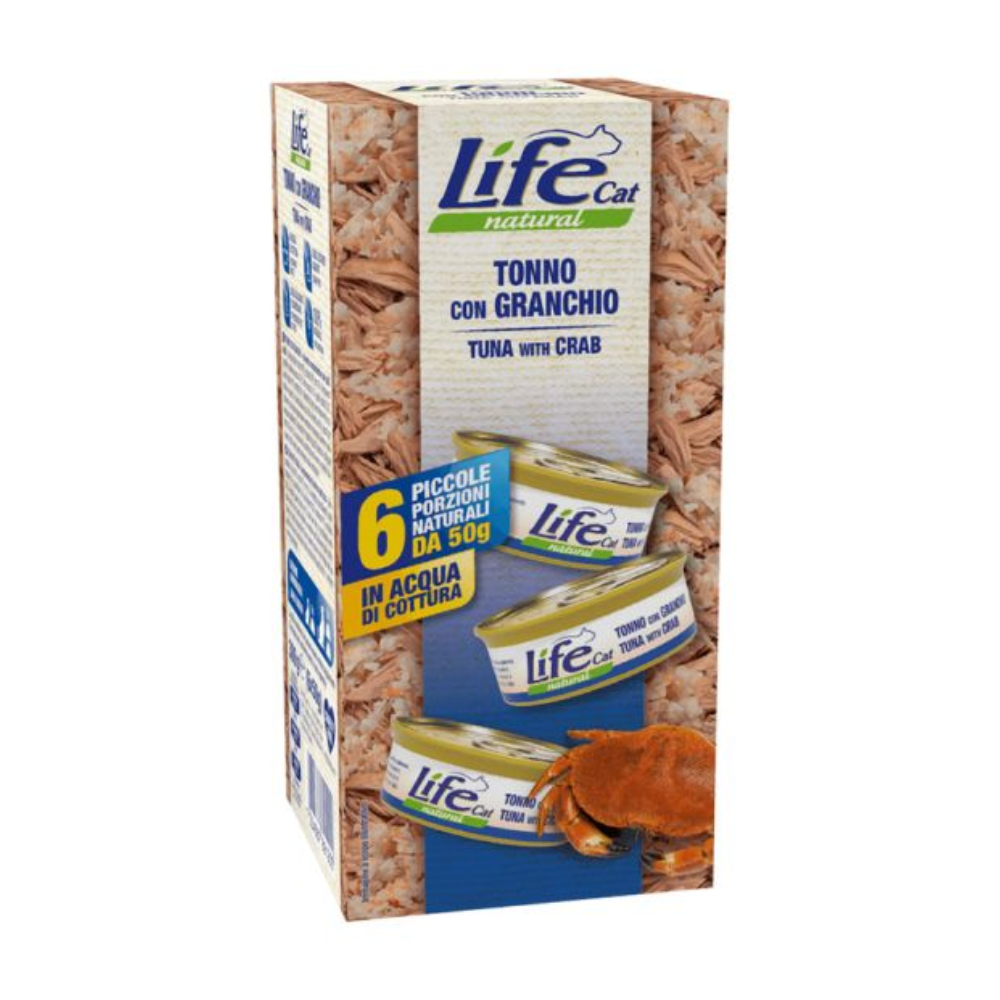 Life Cat Tuna & Crab 6x50g