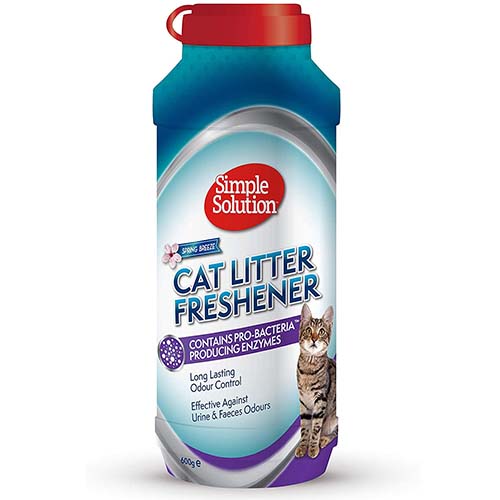 Simple Solution Cat Litter Freshener Granules Spring Breeze 600g