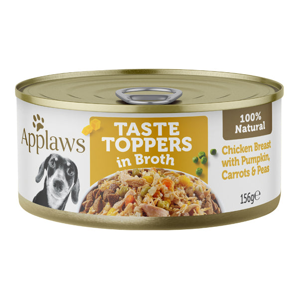 Applaws Dog Chicken & Vegetables in Broth 156g Tin