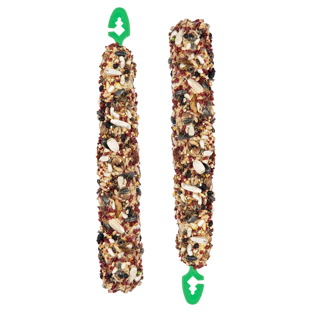 Witte Molen Country Snack for Parrots Rosehip & Elderberry Sticks 140g