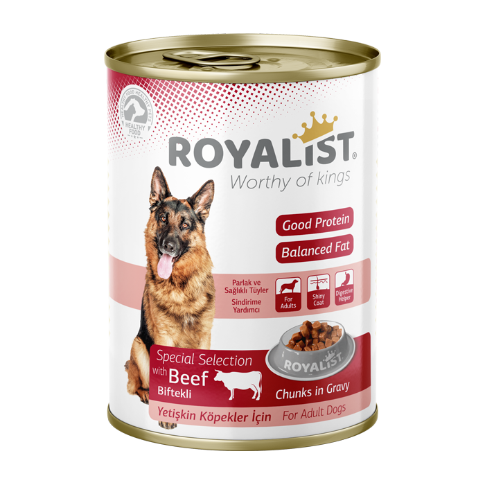 Royalist Dog Beef Chunks in Gravy 400g