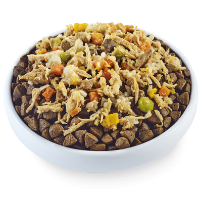 كبد دجاج ولحم بقري مع خضار في مرق من أبلوز، علبة 156 غرام