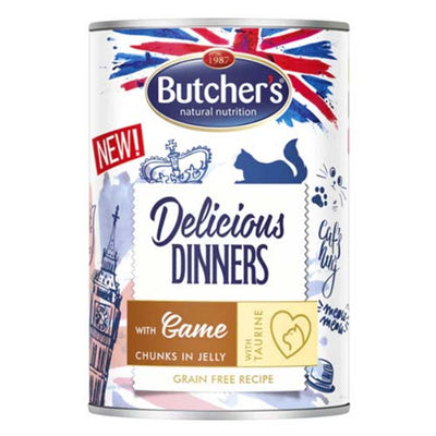 Butcher's Cat Delicious Diner Game Chunks in Jelly 400g