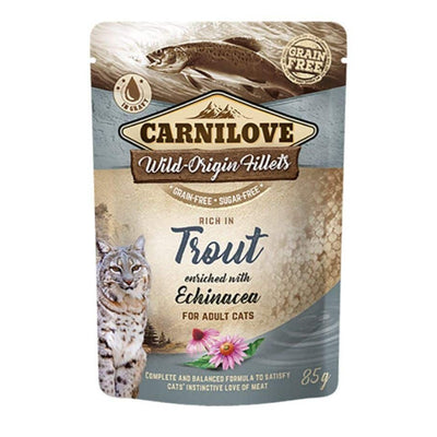 Carnilove Cat Trout with Echinacea in Gravy 85g Pouch