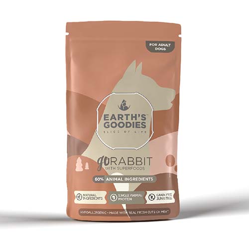 Earth's Goodies Dog goRabbit 150g