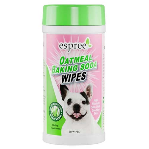 Espree Oatmeal Baking Soda Pet Wipes 50 Wipes