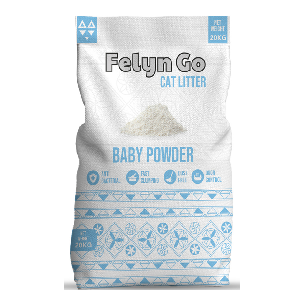 Felyn Go Cat Clumping Litter Baby Powder