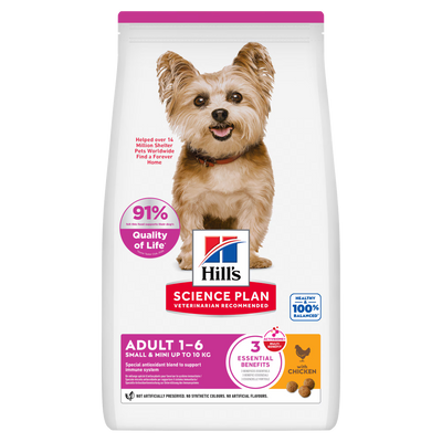 Hill's Science Plan Small & Mini Adult Dog Food with Chicken