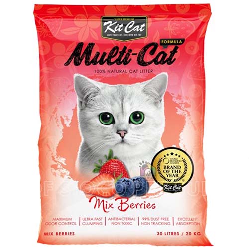 Kit Cat Clumping Cat Litter Mixed Berries