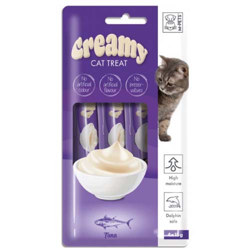 Creamy Tuna Cat Treats 4x15g
