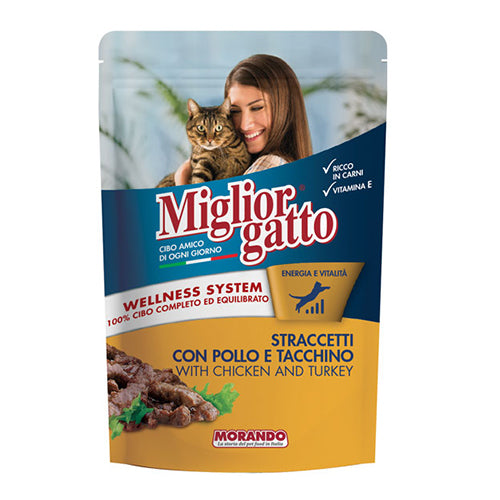 Migliorgatto Cat Chicken and Turkey Pate 100g