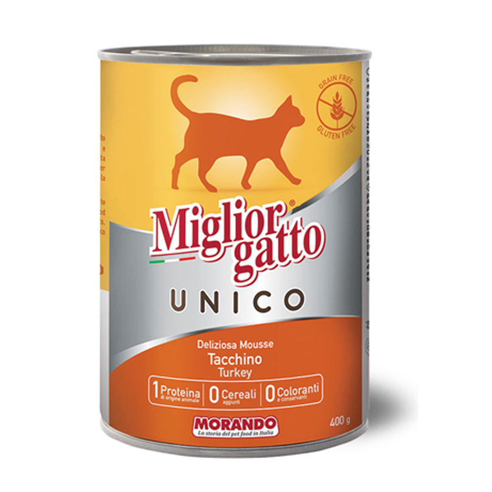 Migliorgatto Cat Turkey Mousse 400g