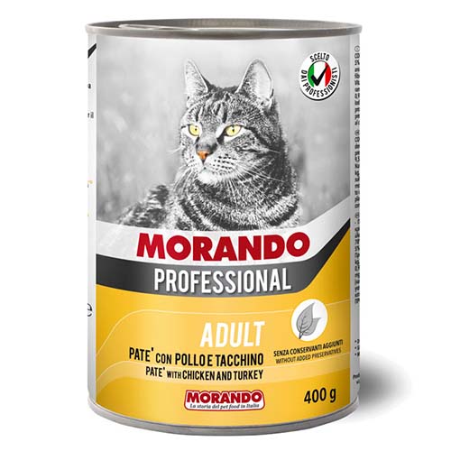 Morando Cat Chicken and Turkey Pate 400g