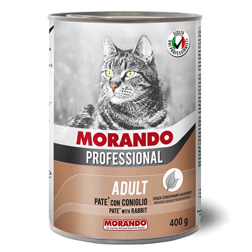Morando Cat Rabbit Pate 400g