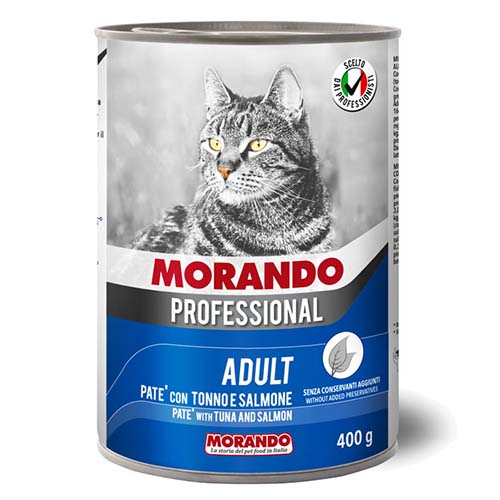Morando Cat Tuna and Salmon Pate 400g