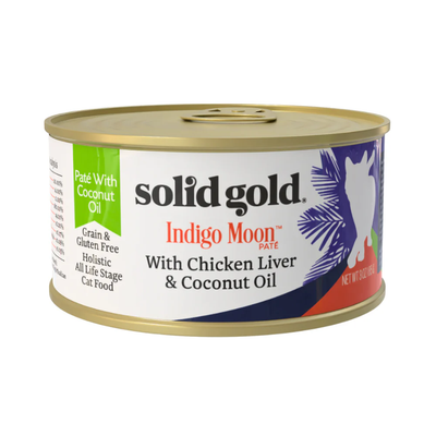 Solid Gold Indigo Moon Wet Food For Cats Chicken Liver and Coconut Oil Pate 85g