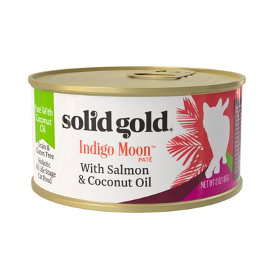 Solid Gold Indigo Moon Wet Food For Cats Salmon and Coconut Pate 85g
