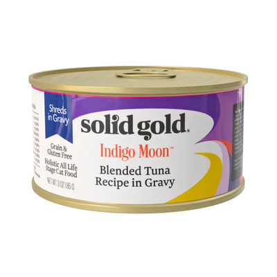 Solid Gold Indigo Moon Wet Food For Cats Blended Tuna in Gravy 85g