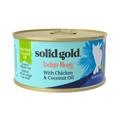 Solid Gold Indigo Moon Wet Food For Cats Chicken and Coconut Oil Pate 85g