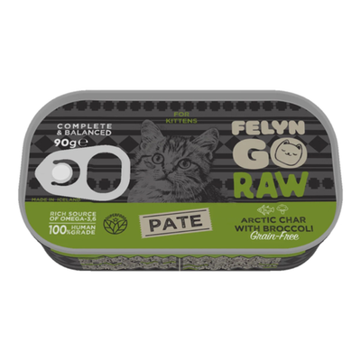 Felyn Go Kitten Char With Broccoli Pate 90g