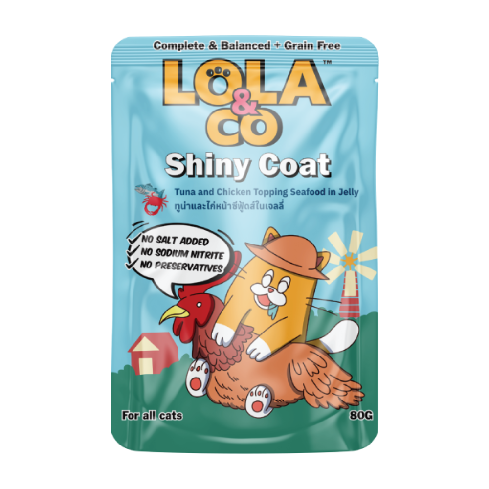 Lola & Co Tuna & Chicken Topping Seafood in Jelly 80g