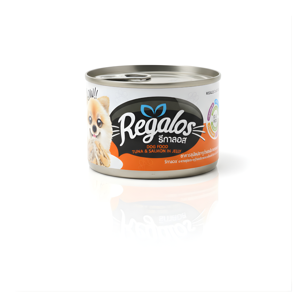 Regalos Dog Tuna With Salmon in Jelly 150g