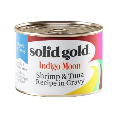 Solid Gold Indigo Moon Wet Food For Cats Shrimp and Tuna in Gravy 85g