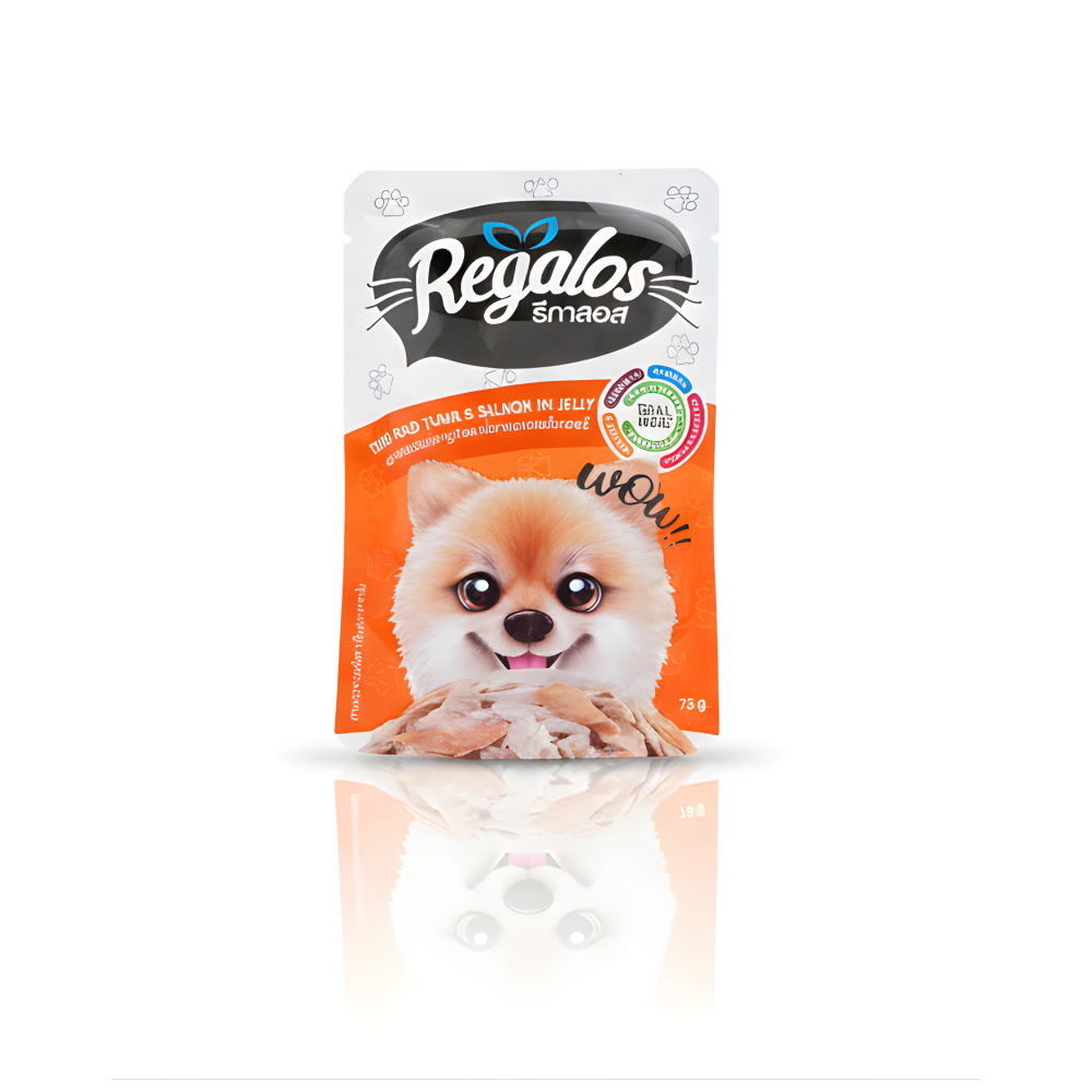 Regalos Dog Tuna With Salmon in Jelly 75g