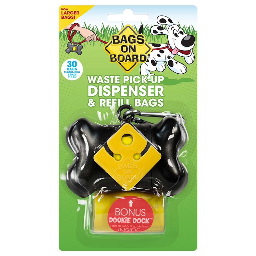 Bags on Boards Poop Bag Dispenser