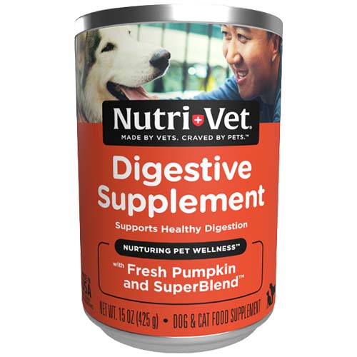 EXP 28DEC25 Nutrivet Dog Digestive Supplement with Pumpkin 425g