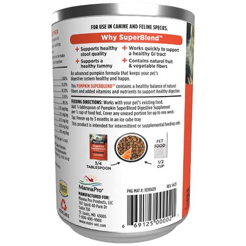 EXP 28DEC25 Nutrivet Dog Digestive Supplement with Pumpkin 425g