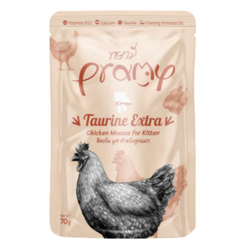Pramy Kitten Extra Taurine Chicken Mousse 70g