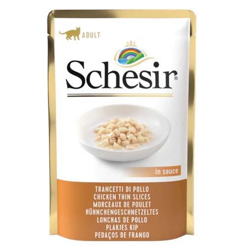 Schesir Cat Chicken Slices in Sauce 85g Pouch