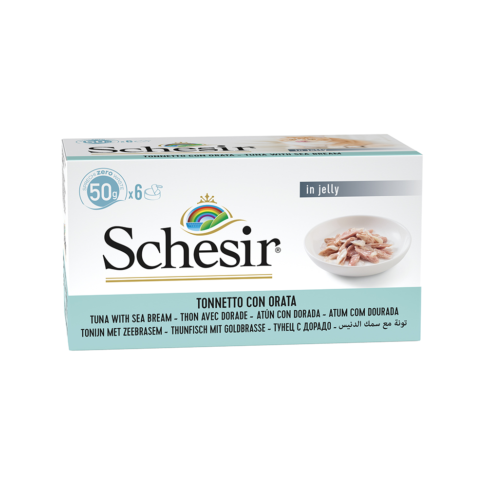 Schesir Cat Tuna & Sea Bream 6 x 50g