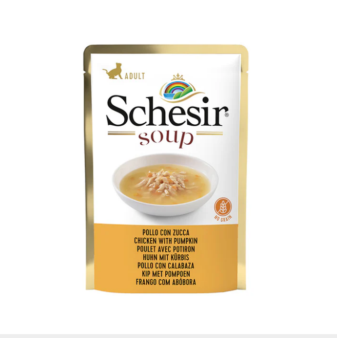 Schesir Cat Chicken & Pumpkin Soup 85g