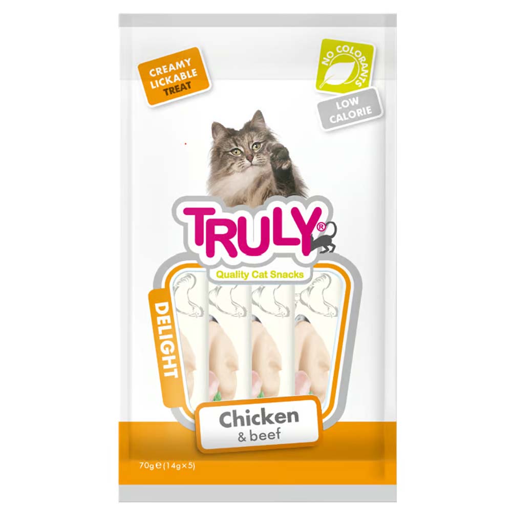 Truly Creamy Treats Chicken & Beef (5 x 14g)