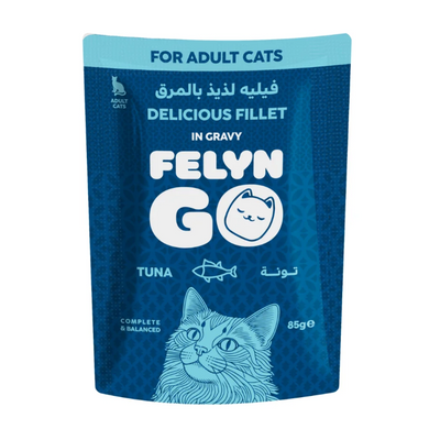 Felyn Go Cat Tuna Chunks in Gravy 85g