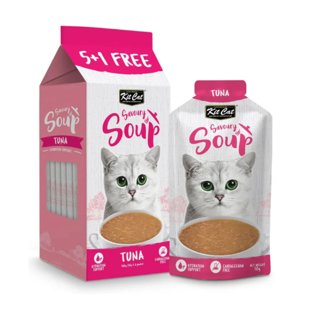 Kit Cat Savoury Soup Tuna 6x50ml