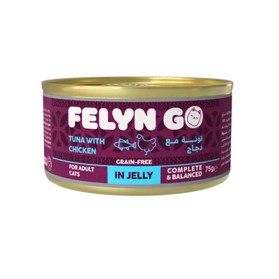 Felyn Go Cat Tuna & Chicken in Jelly 75g