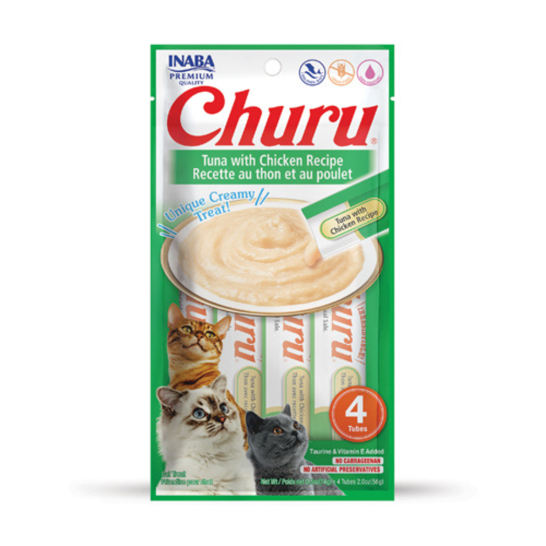Churu Cat Tuna & Chicken Puree 4x14g