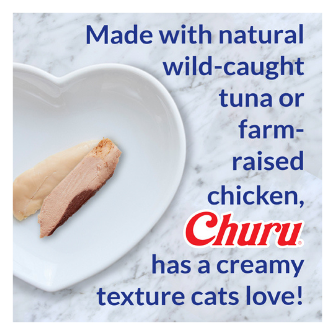 Churu Cat Chicken & Cheese Puree 4 x 14g