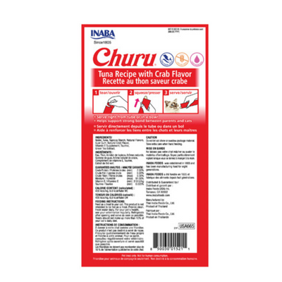 Churu Cat Tuna & Crab Puree 4 x 14g