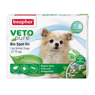 Beaphar COMBOtec Spot-On للكلاب الصغيرة 2x67mg