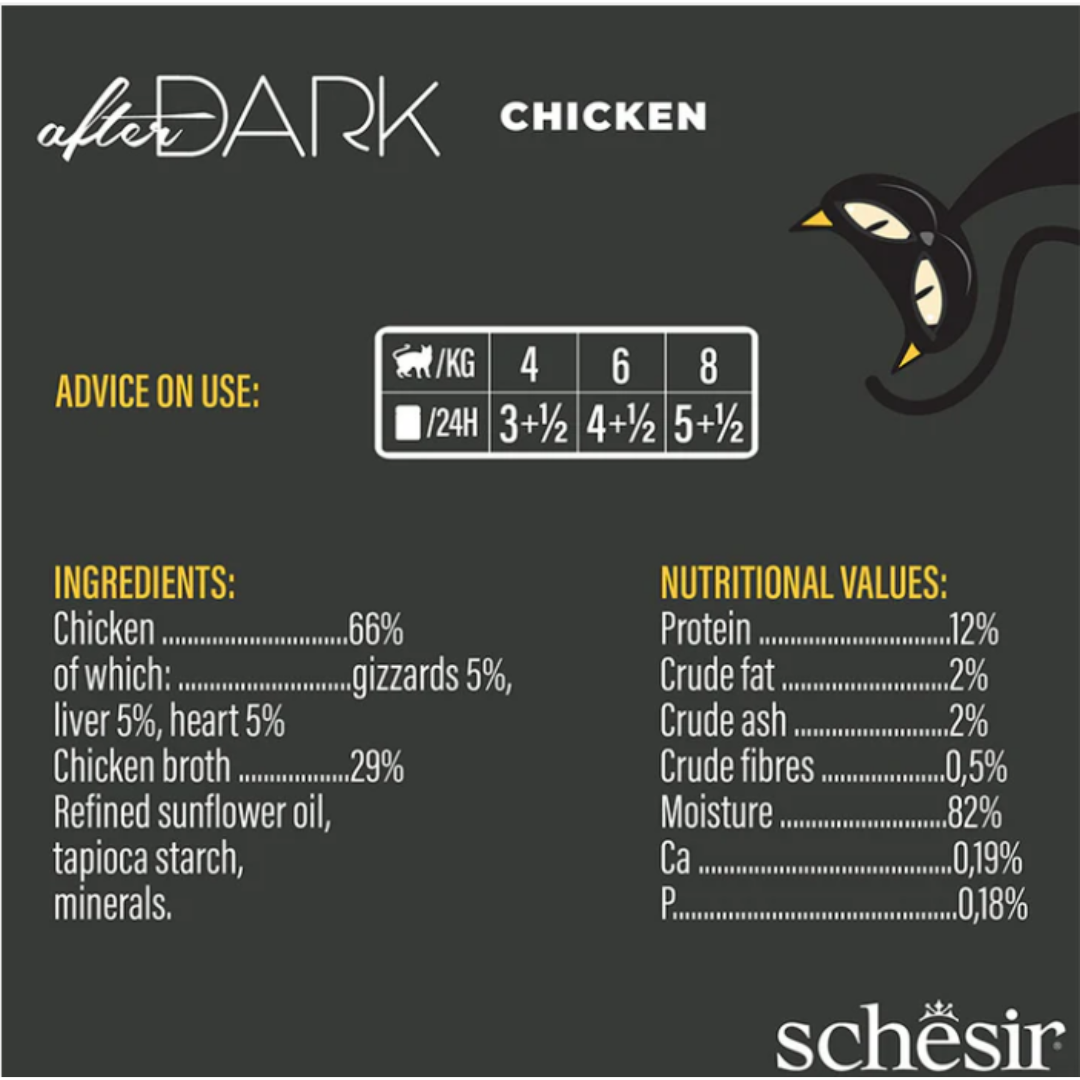 Schesir After Dark Complete Chicken 80g