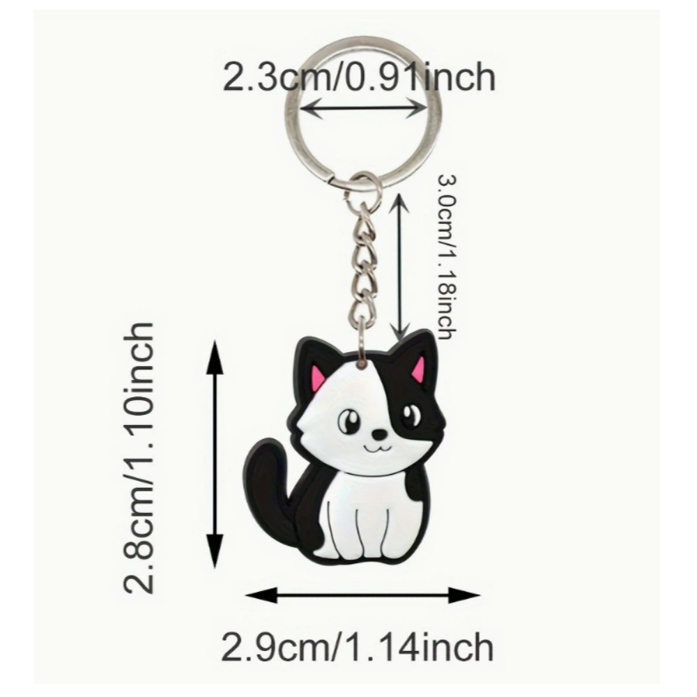 Cute Cat Keychain