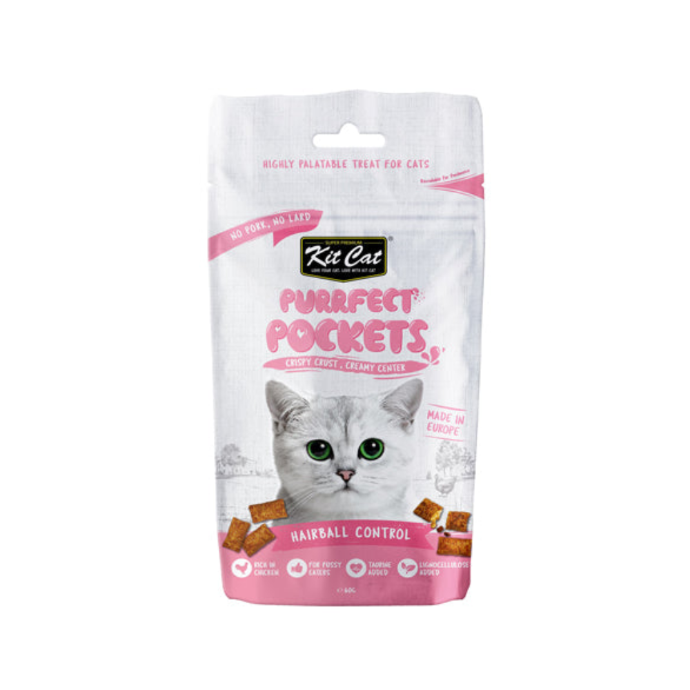 Kit Cat Purrfect Pockets Hairball Control 60g