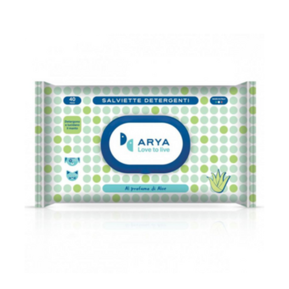 Arya Wet Wipes Aloe 40 Wipes