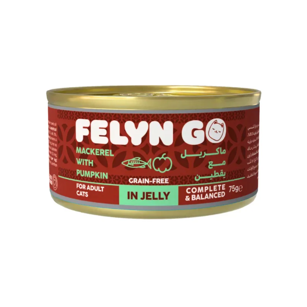 Felyn Go Cat Mackerel with Pumpkin in Jelly 75g