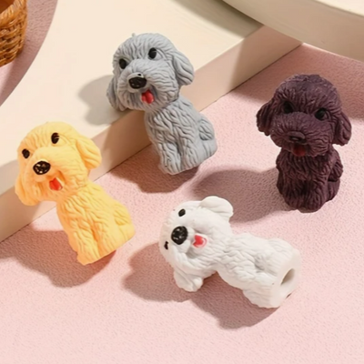 ممحاة على شكل كلب لطيف